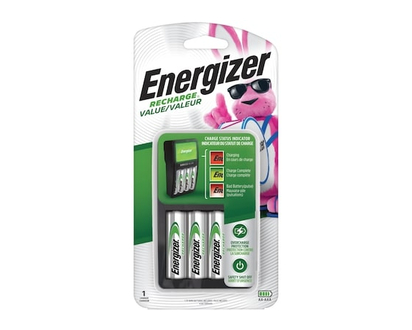 Chargeur Valeur Energizer Recharge pour les piles AA et AAA NiMH - 1 CHA
