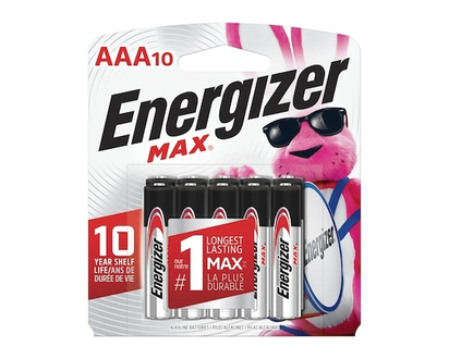 Energizer MAX AAA-10 Pack - 10 EA