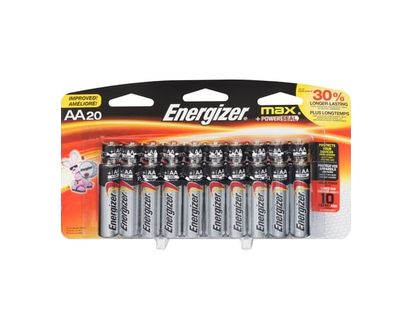 Energizer MAX Alkaline AA Batteries - 20 EA
