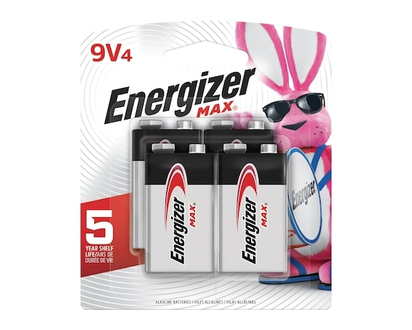 Piles alcalines 9V4 Energizer MAX - 4 CHA