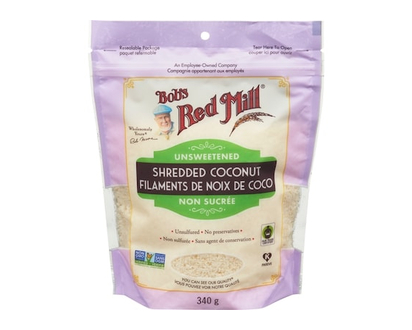 Bobs Red Mill Shredded Coconut Unsweetened - 340.0 G
