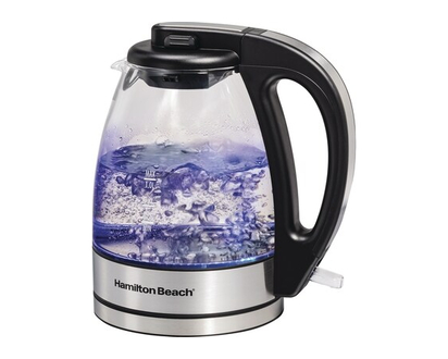 Hamilton Beach Bouilloire en verre, 1 l - 1.0 EA