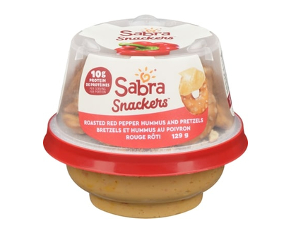 Sabra Roasted Red Pepper Hummus with Pretzels - 129.0 G