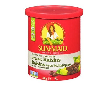 Sunmaid California Sun-Dried Organic Raisin - 400.0 G