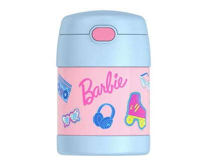 Thermos Stainless Steel Vacuum Insulated Food Jar with Spoon - Barbie - 1.0 EA