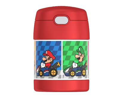 Thermos Stainless Steel Vacuum Insulated Food Jar with Spoon - Mario - 1.0 EA