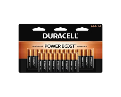Duracell Piles alcalines aaa 24 - 24.0 EA