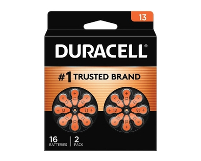 Duracell Batteries Zinc Air 1.45 V 13 - 16.0 EA