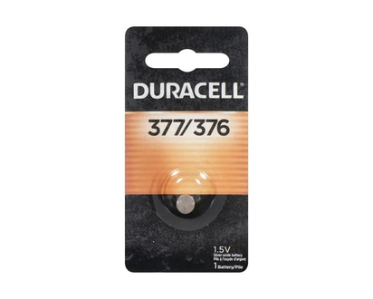 Duracell Silver Oxide Battery D377/376b - 1.0 EA