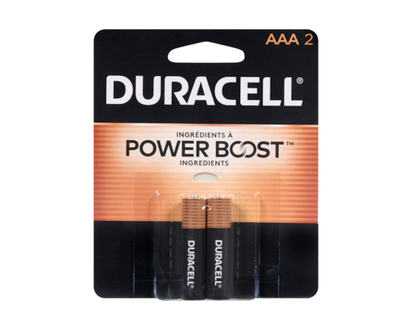 Duracell Alkaline Batteries Aaa 2 - 2.0 EA