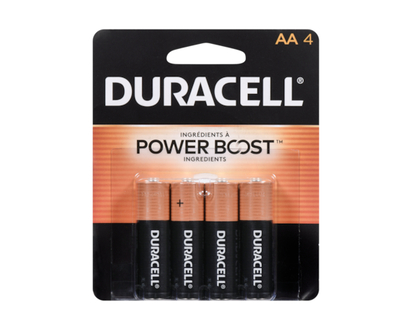 Duracell Piles alcalines aa 4 - 4.0 EA