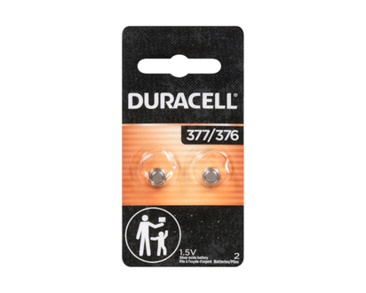 Duracell Silver Oxide Battery D377/376b2 - 2.0 EA