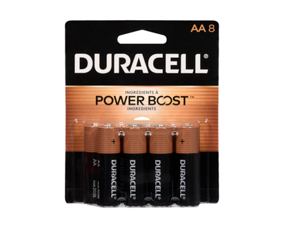 Duracell Alkaline Batteries AA 8-Pack - 8.0 EA