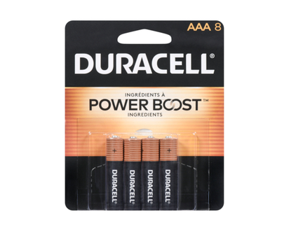 Duracell Alkaline Batteries Aaa 8 - 8.0 EA