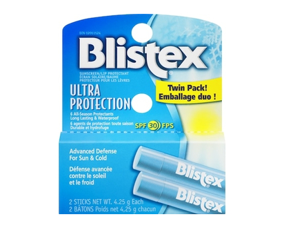 Blistex Sun & Cold Defense, Ultra Protection Twin Pack - 8.5 G