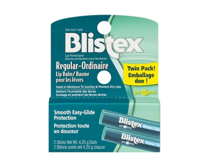 Blistex Regular SPF 15 Lip Balm Twin Pack! - 8.5 G