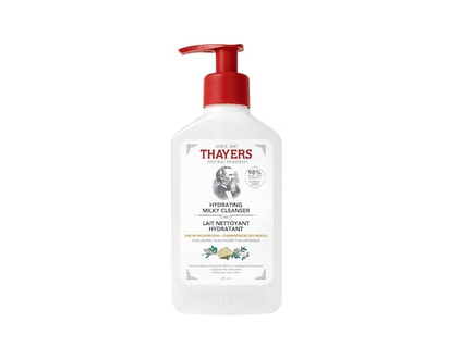 Thayers Lait Nettoyant Hydratant Avec Champignons Des Neiges, Nettoyant Naturel Doux Pour le Visage, Pour Toute Types de Peaux - 237 ML