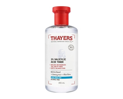 Thayers Salicylic Acid Toner pour les peaux sujettes à l'acné - 355 ML