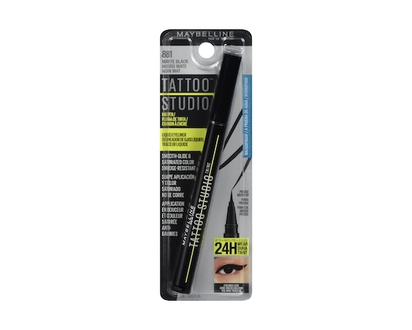 Maybelline 24h Tattoo Liner Ink Pen, Matte Black - 10.0 ML
