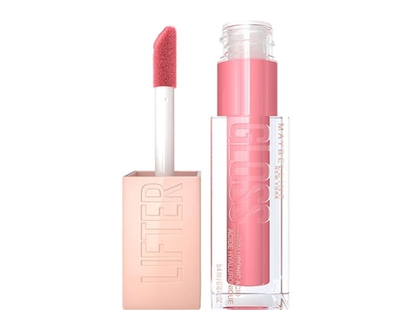 Maybelline Lifter Gloss, brillant à lèvres hydratant avec acide hyaluronique, haute brillance donnant aux lèvres une apparence plus pulpeuse, applicat