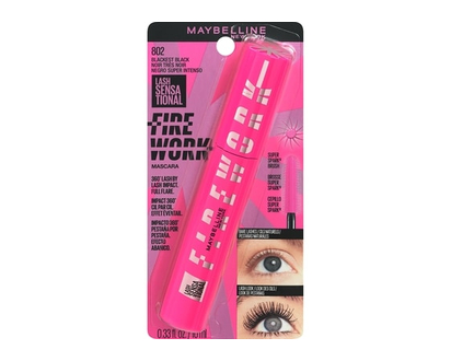 Maybelline Lash Sensational Firework Mascara, Waterproof Mascara, Volumize, 360 Flare Impact - 1 EA