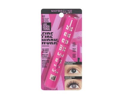 Maybelline Lash Sensational Firework Mascara, Washable Mascara, Volumize, 360 Flare Impact, Very Black, 10 ml - 1 EA