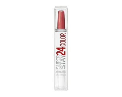 Maybelline Super Stay 24 Color Lip Color & Balm Topcoat 020 Continuous Coral - 4.1 G