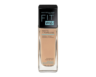 Maybelline Fit Me Matte + Poreless Liquid Foundation Makeup - 1 EA