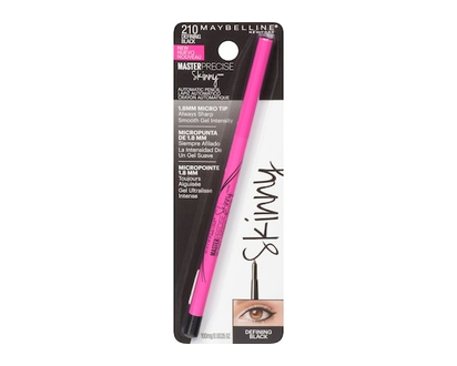 Maybelline Eyestudio Master Precise Skinny Eye Pencil Crayon, Defining Black - 3.0 ML