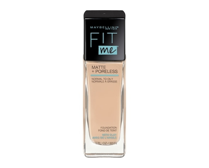 Maybelline Fit Me Matte + Poreless Liquid Foundation Makeup Ivory - 30.0 ML