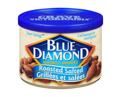 Blue Diamond Roasted Almonds, Salted - 170.0 G
