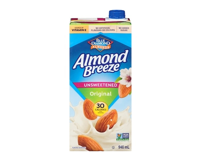 Blue Diamond Almond Breeze Natural Almond, Unsweetened - 946.0 ML