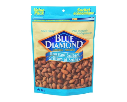 Blue Diamond Roasted Almonds, Salted - 454.0 G