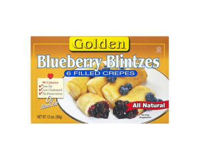 Golden Kosher Blueberry Blintzes - 368.0 G