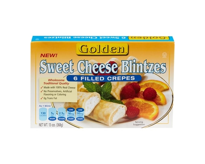 Golden Kosher Sweet Cheese Blintzes - 300.0 G