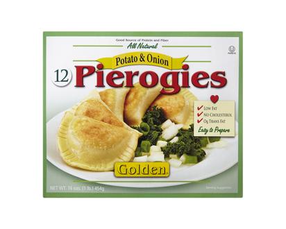 Golden Kosher Pierogies, Potato & Onion Filled - 454.0 G
