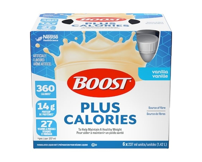 Nestle Health Science Boost Plus Calories Vanilla Formulated Liquid Drink, 6-Pack - 237.0 ML