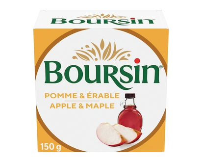 Boursin Apple And Maple, Fresh Soft White Cheese - 150.0 G