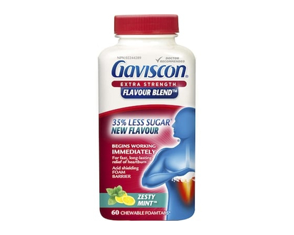 Gaviscon Extra-Fort Flavour BlendMC Zesty MintMC - 60 COM