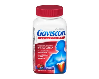 Gaviscon Extra Strength, Fruit - 25.0 EA