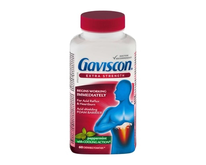 Gaviscon Extra Strength, Peppermint - 60.0 EA