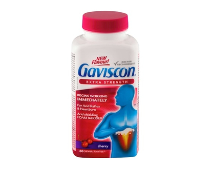 Gaviscon Extra Strength, Cherry - 60.0 EA