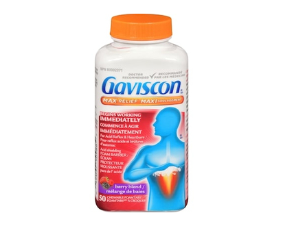 Gaviscon Max Relief Acid Reflux & Heartburn - 50.0 EA