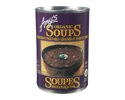 Amys Organic Soup, Black Bean Vegetable - 398.0 ML