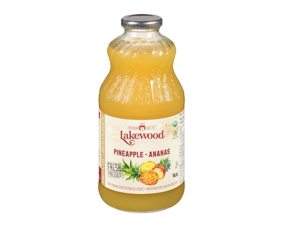 Lakewood Organic Pineapple 100% Fruit Juice & Puree - 946.0 ML