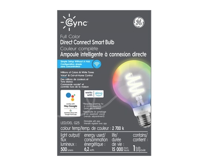 GE CYNC Full Color G25 Clear 1PK - 1.0 EA
