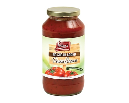 Liebers Pasta Sauce, No Sugar Added - 680.0 G