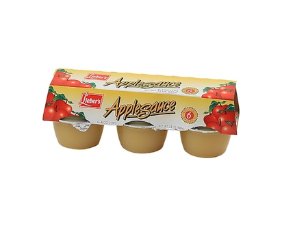 Liebers Apple Sauce (Sweetened) (6-pk) (KP) - 113.0 ML