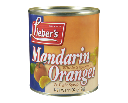 Lieber’s Segments d’orange et de mandarine casher - 312.0 ML