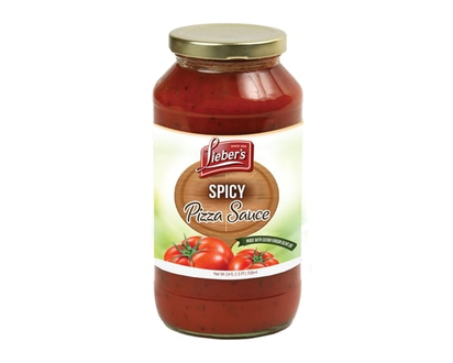 Liebers Pizza Sauce, Spicy - 680.0 G